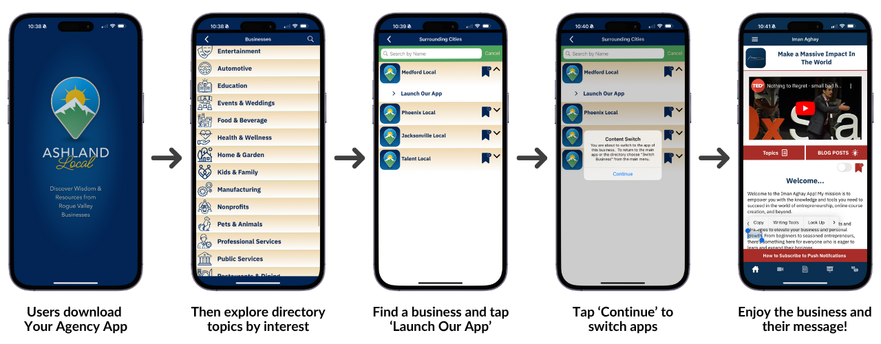 How the Actionera Agency App Works